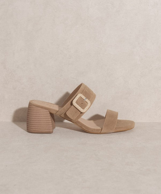 Nicole - Buckle Block Heel