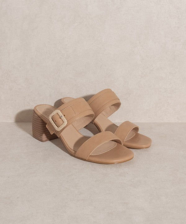 Nicole - Buckle Block Heel