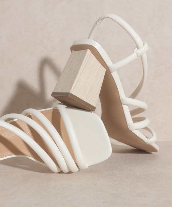 Ashley - Wooden Heel Sandal