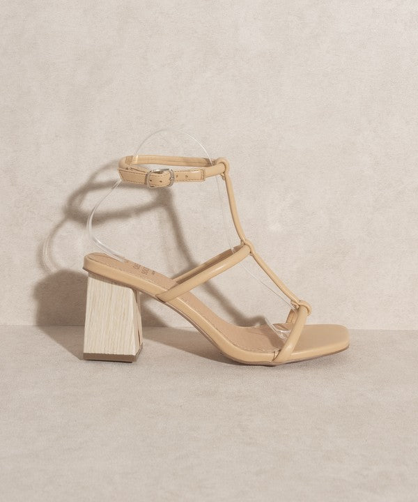 Sofia - Wooden Heel Sandals