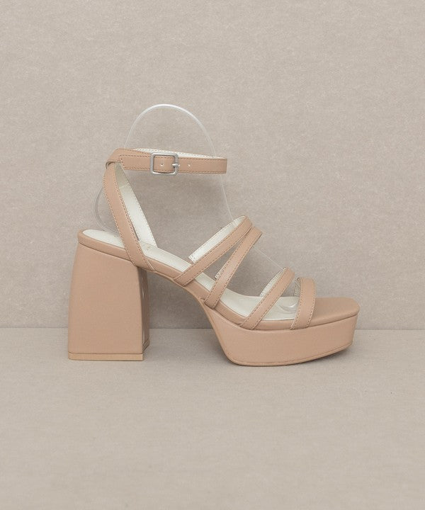 Talia - Strappy platform heel