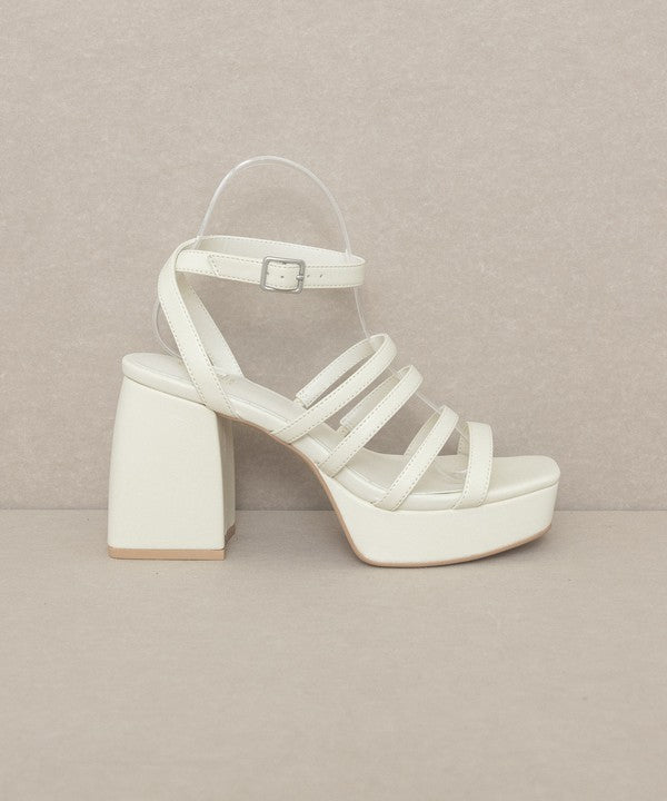 Talia - Strappy platform heel