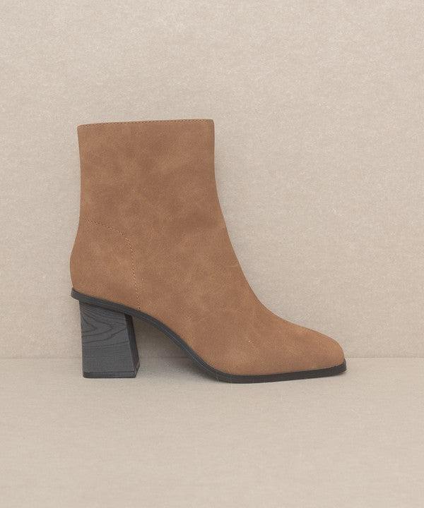 Vera - Square Toe Ankle Boots